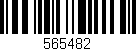 Código de barras (EAN, GTIN, SKU, ISBN): '565482'