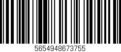 Código de barras (EAN, GTIN, SKU, ISBN): '5654948673755'