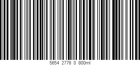 Código de barras (EAN, GTIN, SKU, ISBN): '5654_2778_0_800ml'