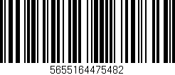 Código de barras (EAN, GTIN, SKU, ISBN): '5655164475482'