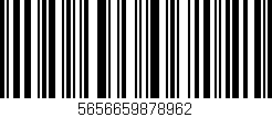Código de barras (EAN, GTIN, SKU, ISBN): '5656659878962'
