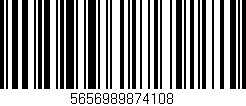 Código de barras (EAN, GTIN, SKU, ISBN): '5656989874108'