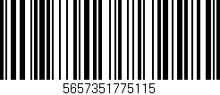 Código de barras (EAN, GTIN, SKU, ISBN): '5657351775115'