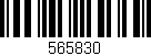 Código de barras (EAN, GTIN, SKU, ISBN): '565830'