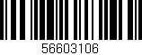 Código de barras (EAN, GTIN, SKU, ISBN): '56603106'
