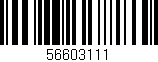 Código de barras (EAN, GTIN, SKU, ISBN): '56603111'