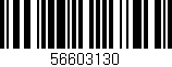 Código de barras (EAN, GTIN, SKU, ISBN): '56603130'
