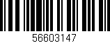 Código de barras (EAN, GTIN, SKU, ISBN): '56603147'