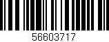 Código de barras (EAN, GTIN, SKU, ISBN): '56603717'