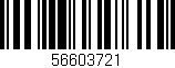 Código de barras (EAN, GTIN, SKU, ISBN): '56603721'