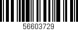 Código de barras (EAN, GTIN, SKU, ISBN): '56603729'