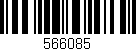 Código de barras (EAN, GTIN, SKU, ISBN): '566085'