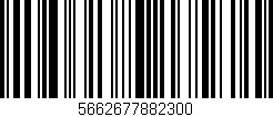 Código de barras (EAN, GTIN, SKU, ISBN): '5662677882300'