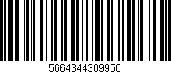 Código de barras (EAN, GTIN, SKU, ISBN): '5664344309950'