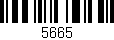 Código de barras (EAN, GTIN, SKU, ISBN): '5665'