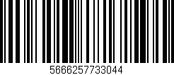 Código de barras (EAN, GTIN, SKU, ISBN): '5666257733044'