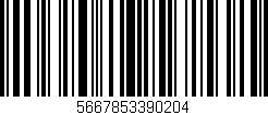 Código de barras (EAN, GTIN, SKU, ISBN): '5667853390204'