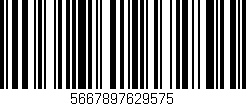 Código de barras (EAN, GTIN, SKU, ISBN): '5667897629575'