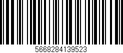 Código de barras (EAN, GTIN, SKU, ISBN): '5668284139523'