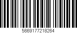 Código de barras (EAN, GTIN, SKU, ISBN): '5669177218264'