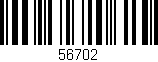 Código de barras (EAN, GTIN, SKU, ISBN): '56702'