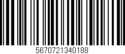 Código de barras (EAN, GTIN, SKU, ISBN): '5670721340188'