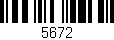 Código de barras (EAN, GTIN, SKU, ISBN): '5672'