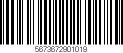 Código de barras (EAN, GTIN, SKU, ISBN): '5673672901019'