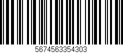 Código de barras (EAN, GTIN, SKU, ISBN): '5674563354303'