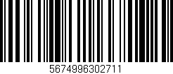 Código de barras (EAN, GTIN, SKU, ISBN): '5674996302711'