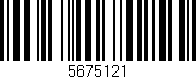 Código de barras (EAN, GTIN, SKU, ISBN): '5675121'