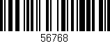 Código de barras (EAN, GTIN, SKU, ISBN): '56768'