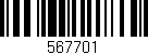 Código de barras (EAN, GTIN, SKU, ISBN): '567701'