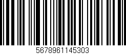 Código de barras (EAN, GTIN, SKU, ISBN): '5678961145303'