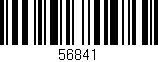 Código de barras (EAN, GTIN, SKU, ISBN): '56841'