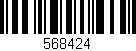 Código de barras (EAN, GTIN, SKU, ISBN): '568424'