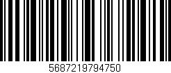 Código de barras (EAN, GTIN, SKU, ISBN): '5687219794750'