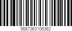 Código de barras (EAN, GTIN, SKU, ISBN): '5687363106362'