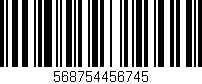 Código de barras (EAN, GTIN, SKU, ISBN): '568754456745'