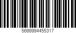 Código de barras (EAN, GTIN, SKU, ISBN): '5688994455317'