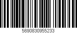 Código de barras (EAN, GTIN, SKU, ISBN): '5690830955233'