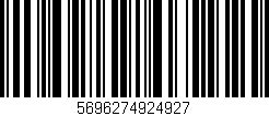 Código de barras (EAN, GTIN, SKU, ISBN): '5696274924927'