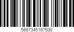 Código de barras (EAN, GTIN, SKU, ISBN): '5697345187500'