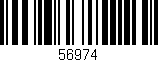 Código de barras (EAN, GTIN, SKU, ISBN): '56974'