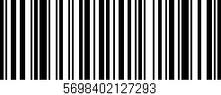 Código de barras (EAN, GTIN, SKU, ISBN): '5698402127293'