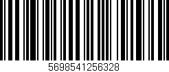 Código de barras (EAN, GTIN, SKU, ISBN): '5698541256328'