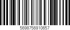 Código de barras (EAN, GTIN, SKU, ISBN): '5698756910657'