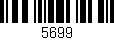 Código de barras (EAN, GTIN, SKU, ISBN): '5699'