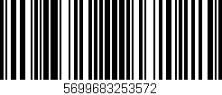 Código de barras (EAN, GTIN, SKU, ISBN): '5699683253572'