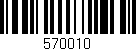 Código de barras (EAN, GTIN, SKU, ISBN): '570010'